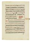 CATHOLIC LITURGY.  Missale Hildensemense.  1499.  140 (of 354) leaves, disbound and completely loose.